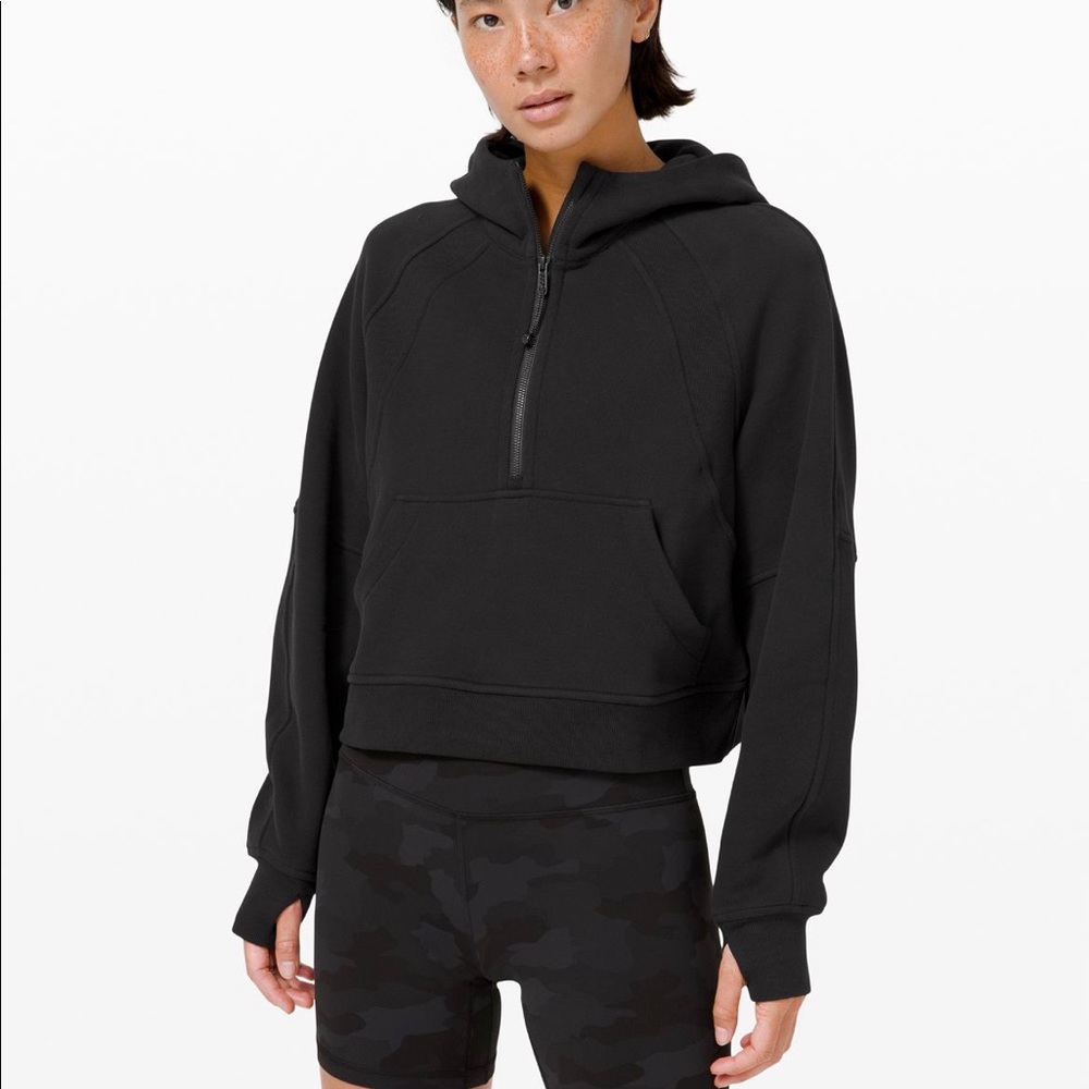 Scuba Oversized Half-Zip Hoodie